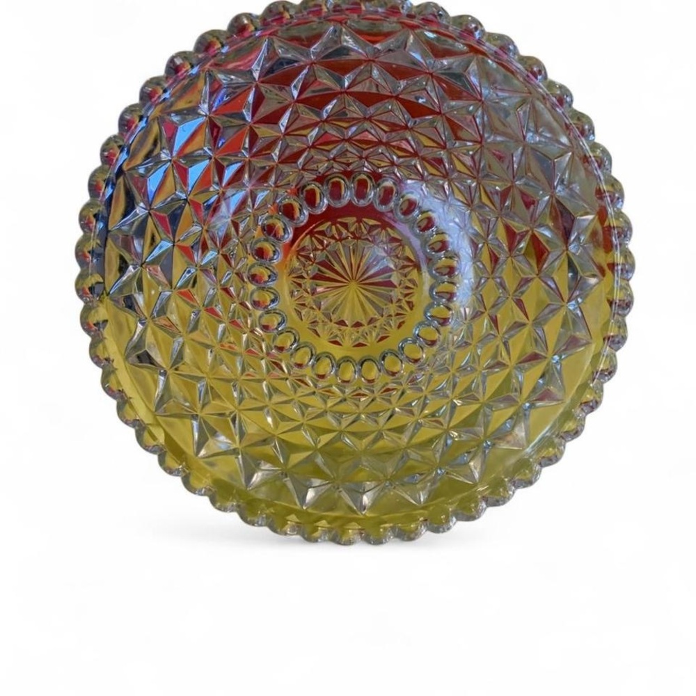 2 pc Glass Candy Dish